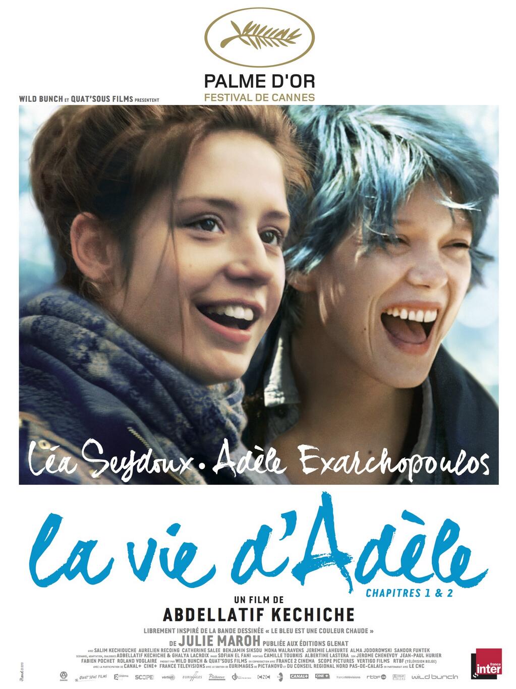 KECHICHE Abdellatif, La vie d’adèle : Chapitre 1 et 2, 2013